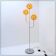 Orange "Coral Ball" floor lamp - QisDesign