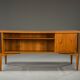 Mid-century Danish teak executive desk by Arne Vodder for H.P. Hansen, 1960s