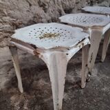 Set of 6 French industrial stools by Multipl’s – 1930s