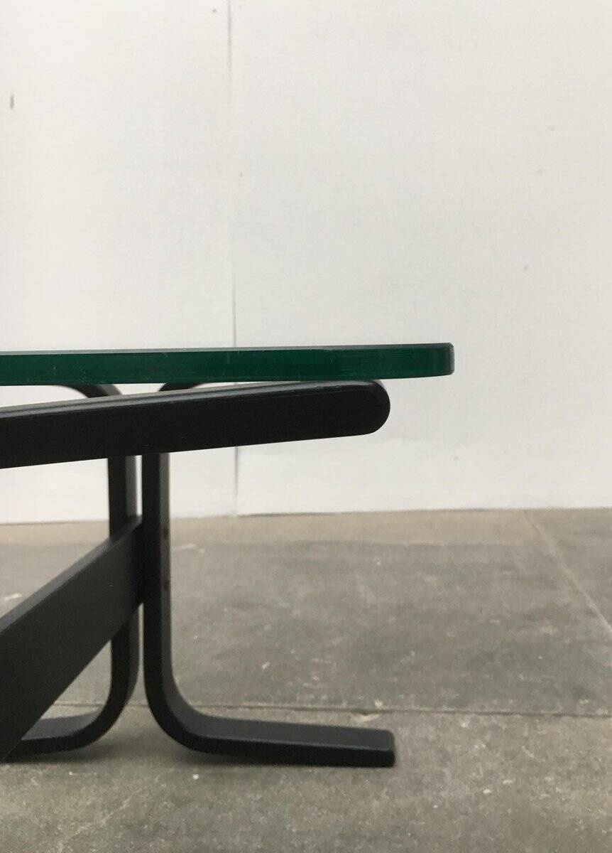 Mid-century Norwegian Siesta glass side table by Ingmar Relling for Westnofa.