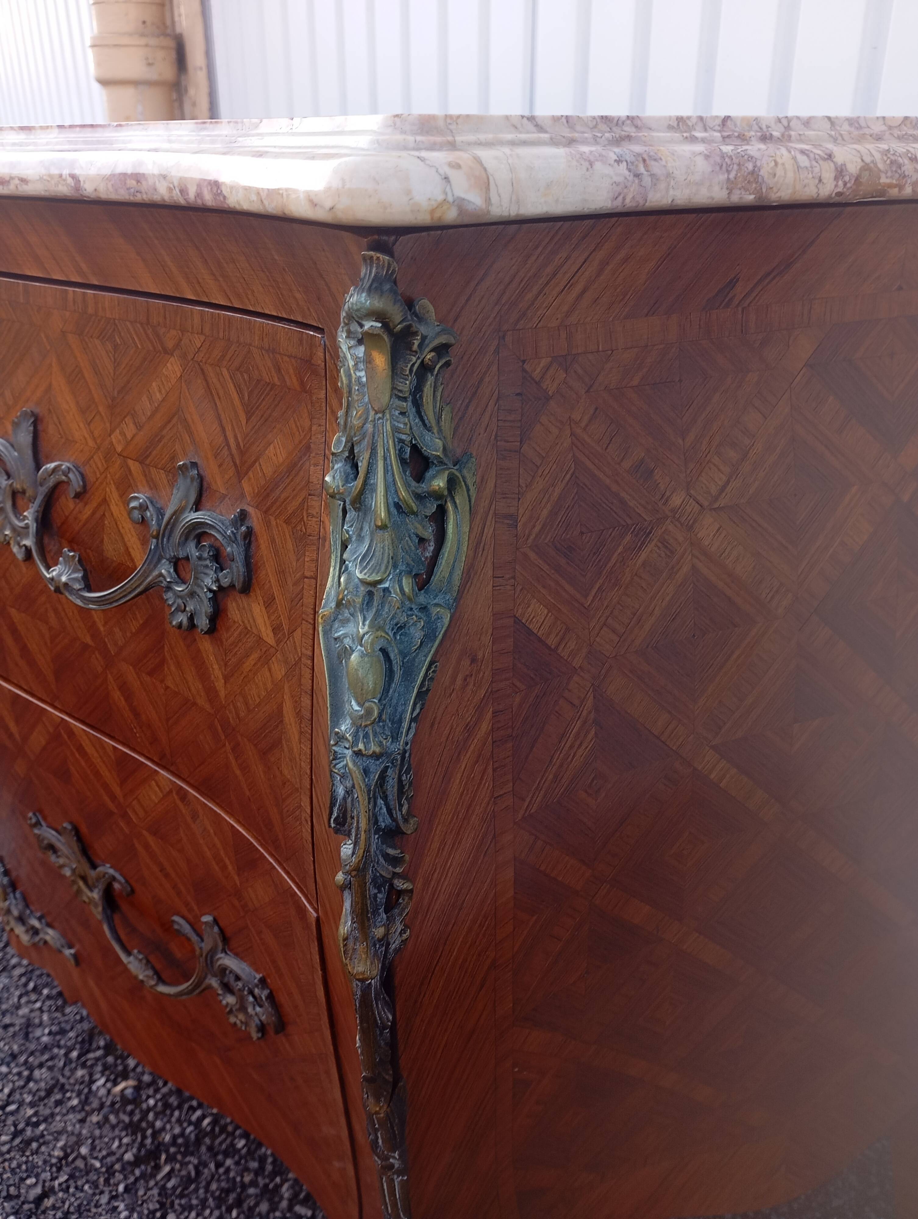 Louis XV marquetry commode