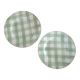 Lot de 2 assiettes Digoin Sarreguemines