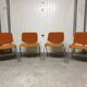 Suite de 4 chaises Piretti Castelli 1970