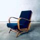Mid-Century Modern Bentwood Lounge Chairs, Belgium, 1950s, Set of 2