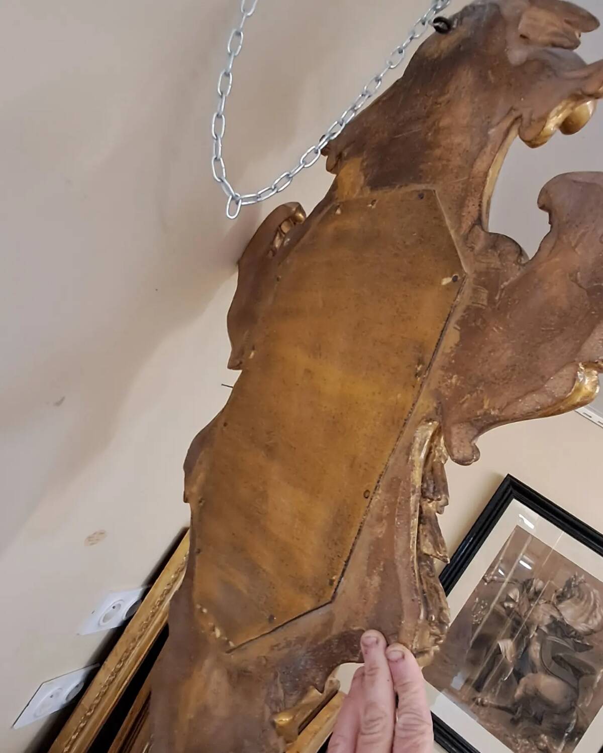 Miroir tabernacle XIX 81 x 65