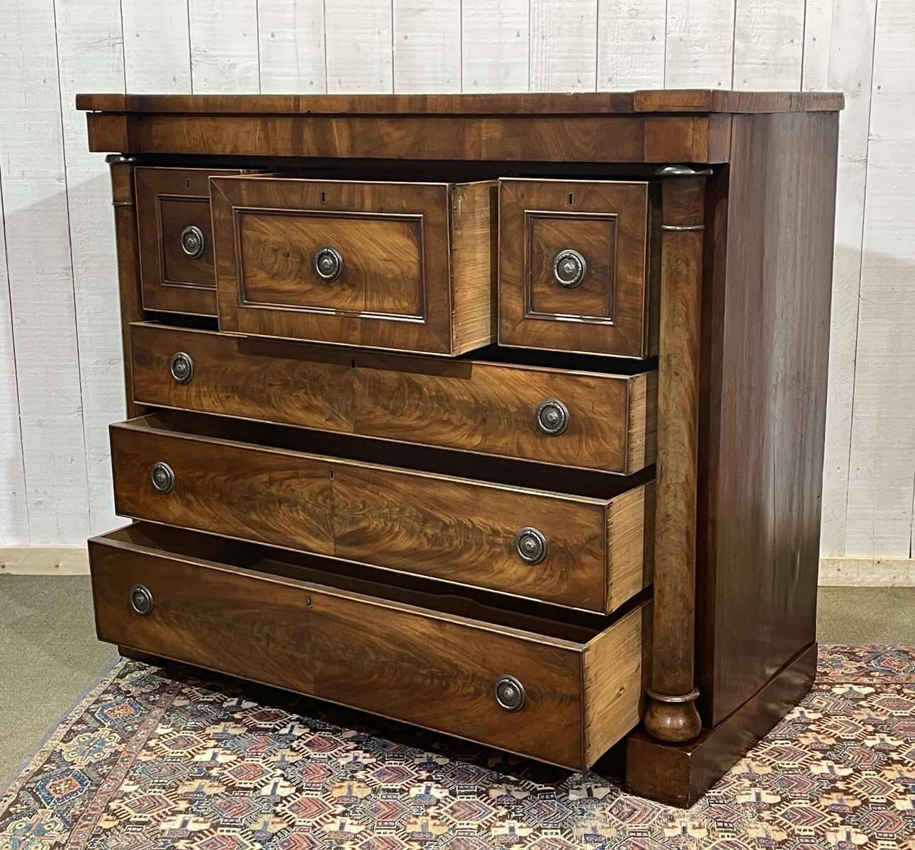 19th century Victorian mahogany chest of drawers