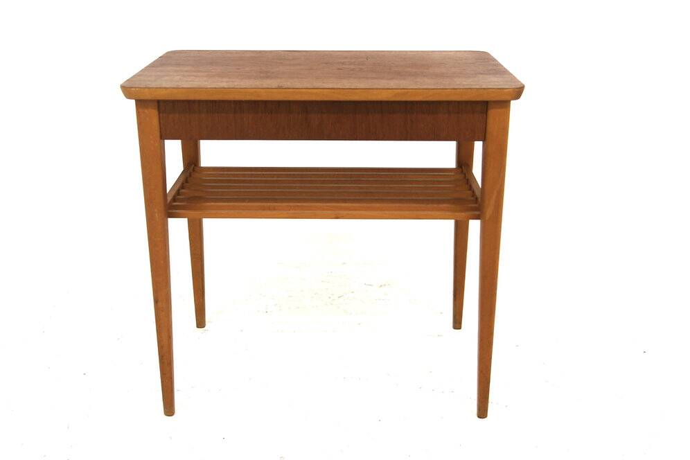 Scandinavian teak bedside table, Sweden, 1960s