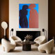 Came closer minimalist canvas painting
