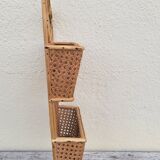 Rattan mail rack and canning