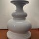 Vintage lamp in clichy glass and glazed ceramic