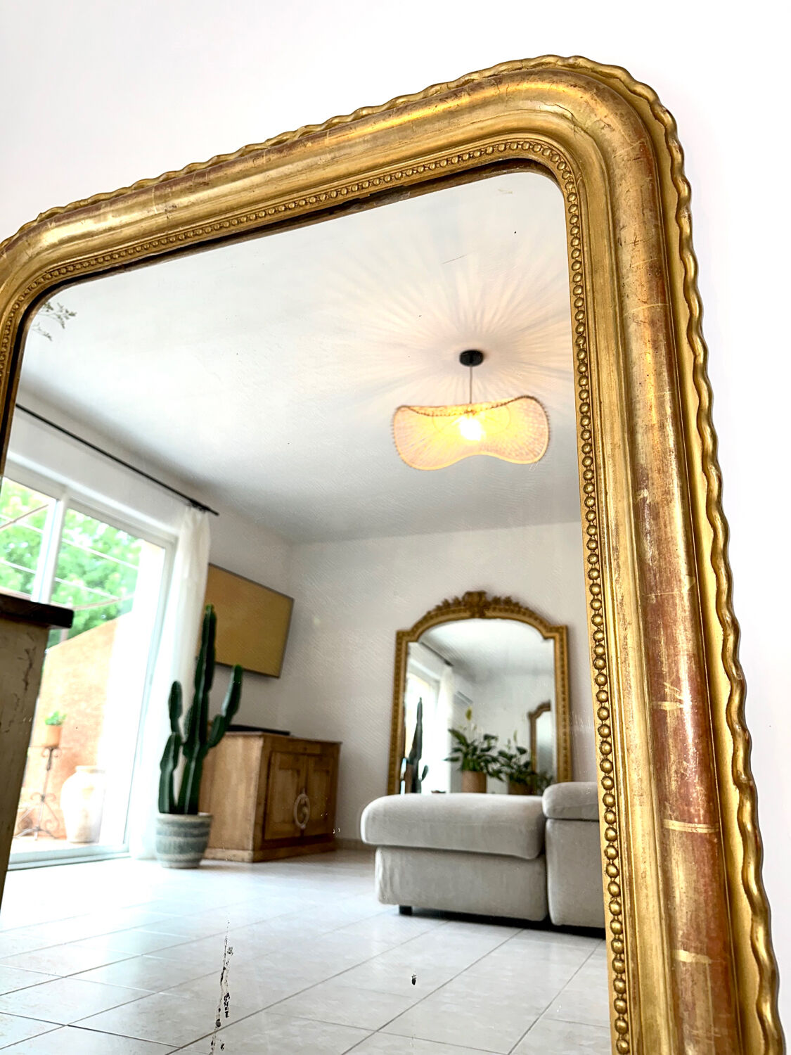 Old mirror Louis-Philippe