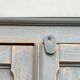 Armoire parisienne ancienne Luterma patine grise bleutée