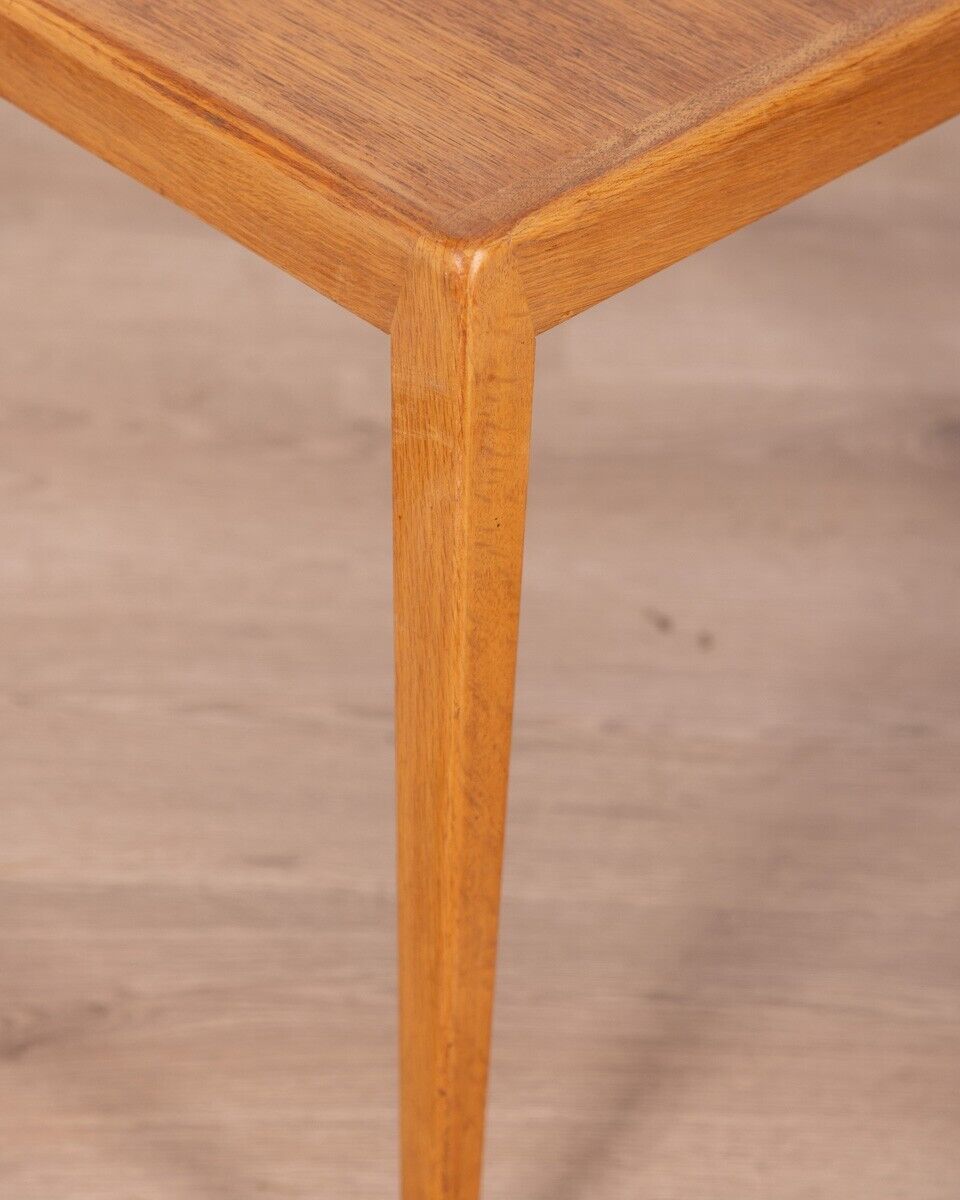 1960s vintage teak wood coffee table danish design