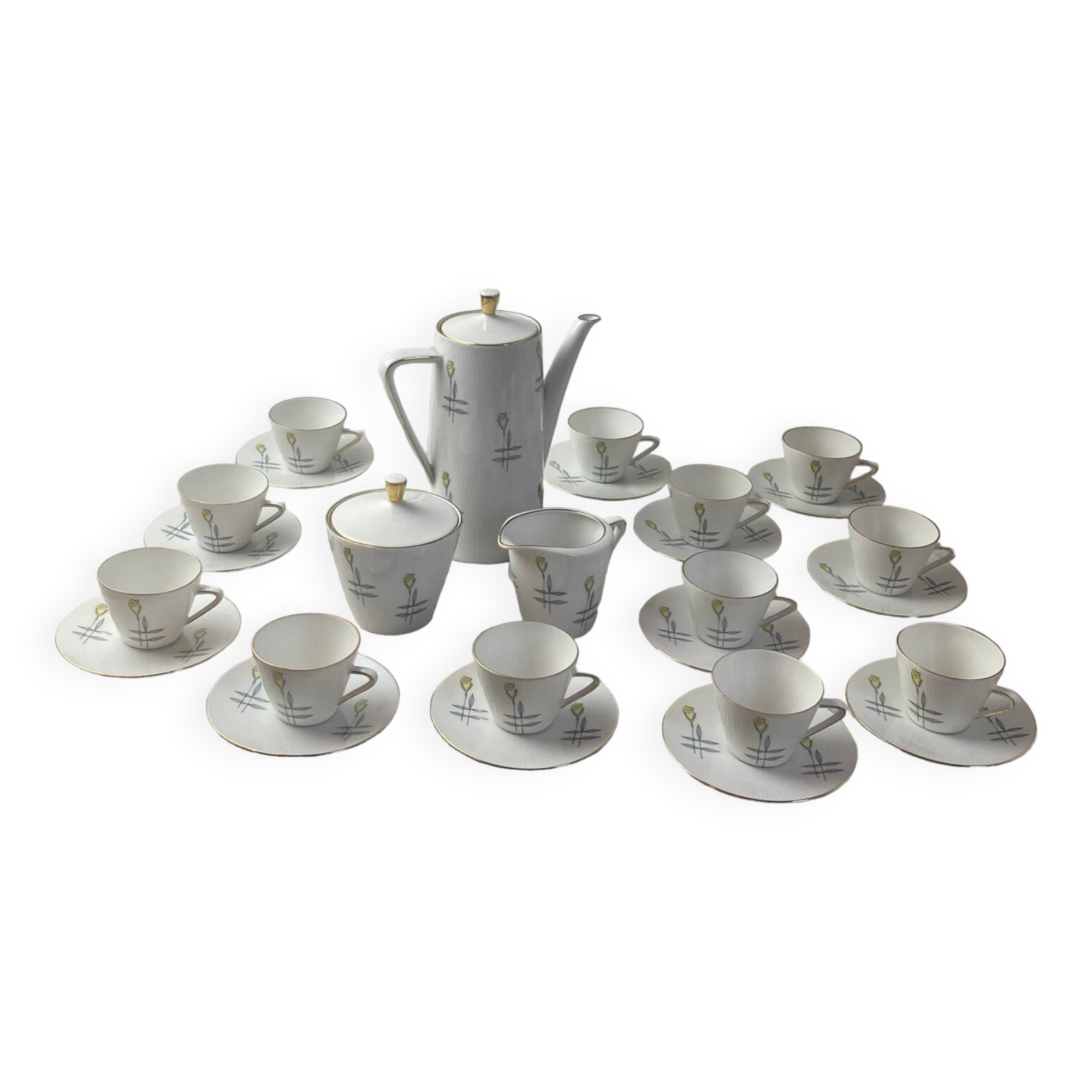 Bavaria Porcelain Coffee Set