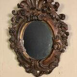 Pair of mirrors in papier mâché, Napoleon lll