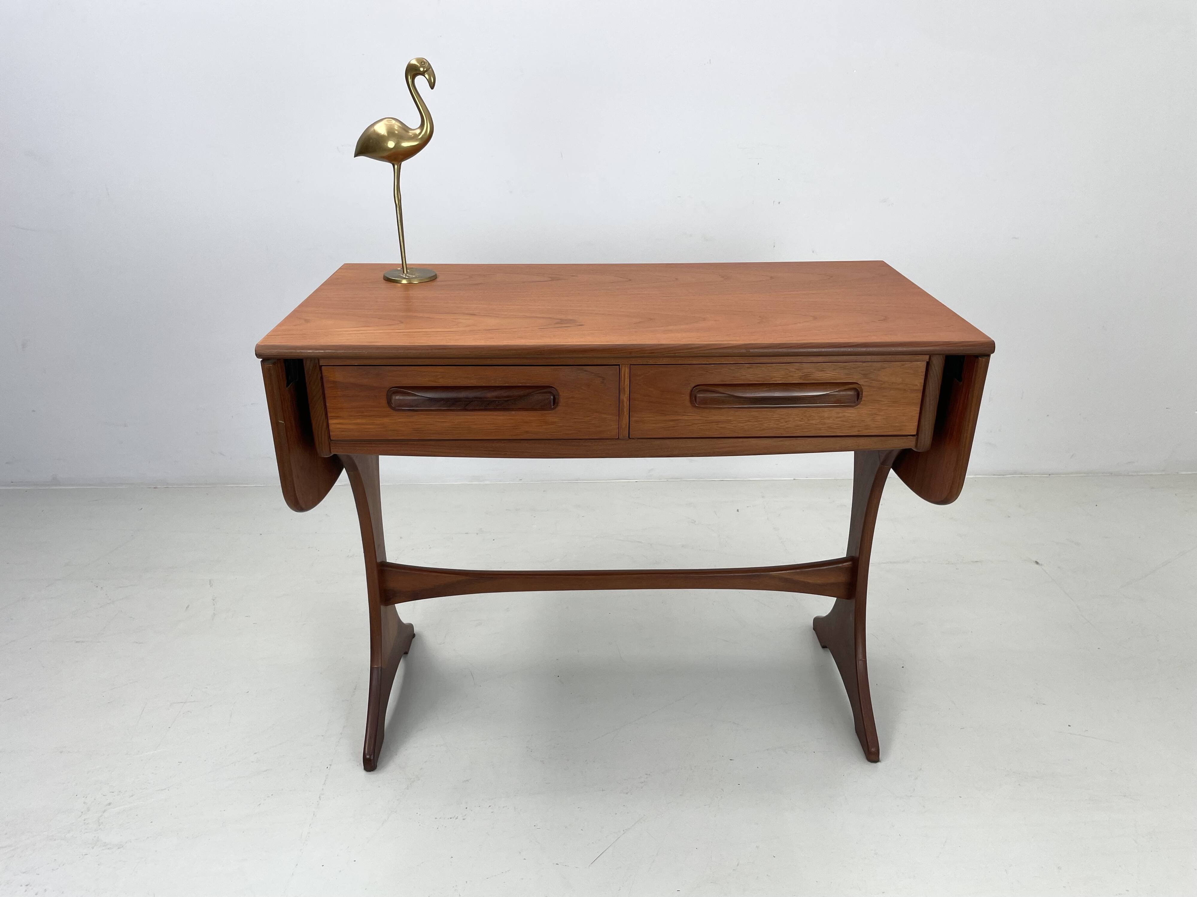 Vintage rare desk by G-Plan design Victor Wilkins 1960's