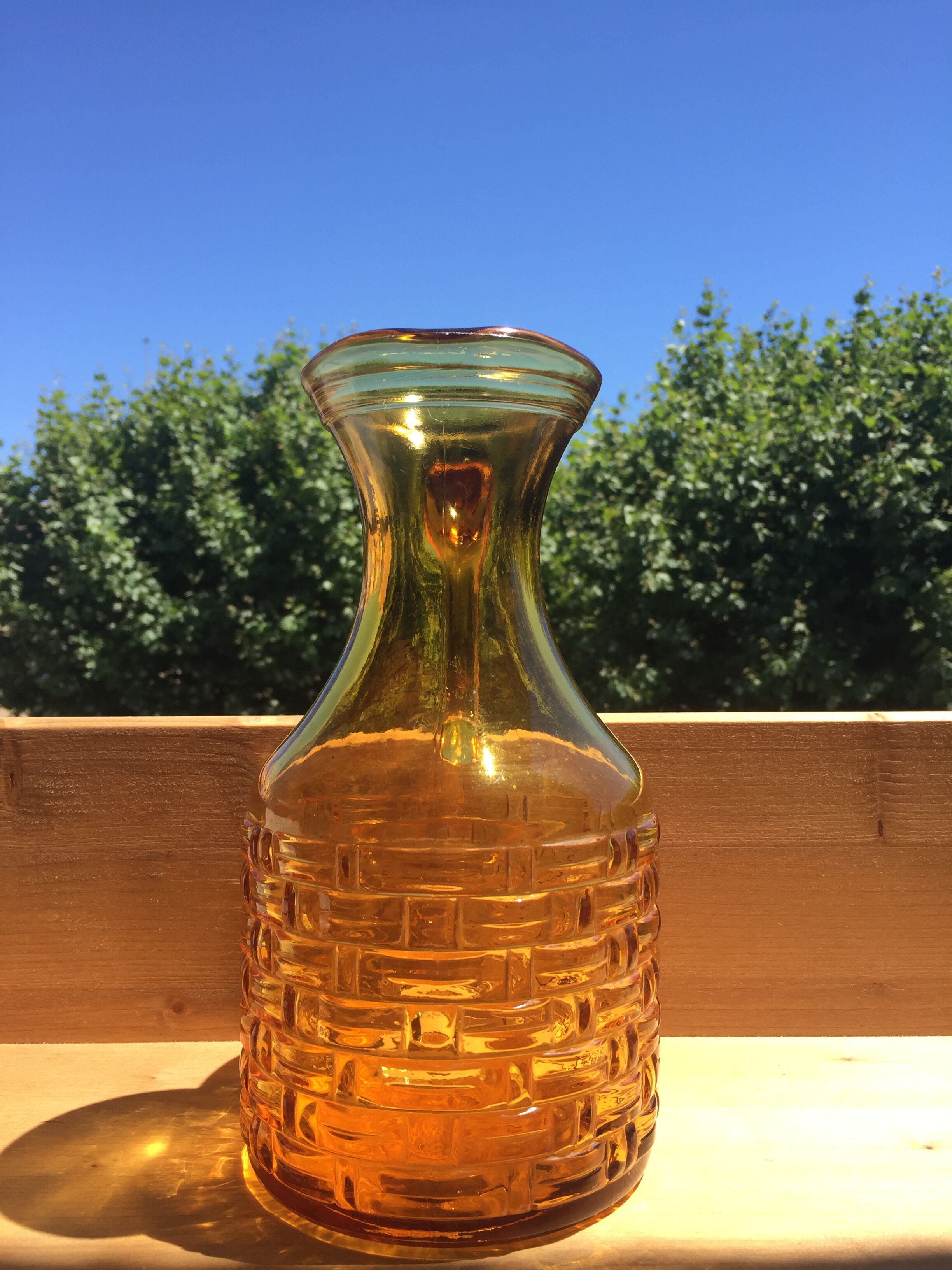 Carafe with canage decoration