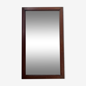 Late 19th XL wooden mirror