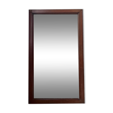 Late 19th XL wooden mirror