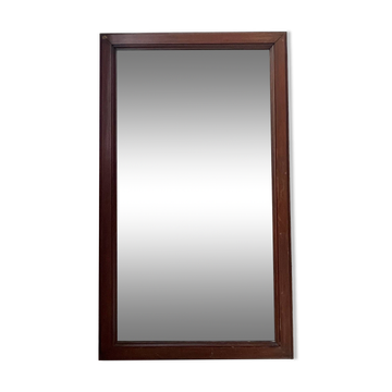 Late 19th century XL wooden mirror