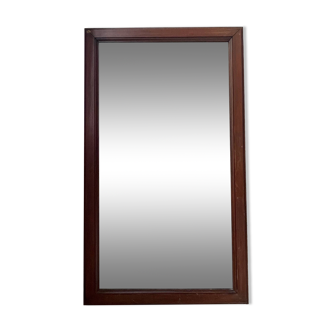 Late 19th XL wooden mirror