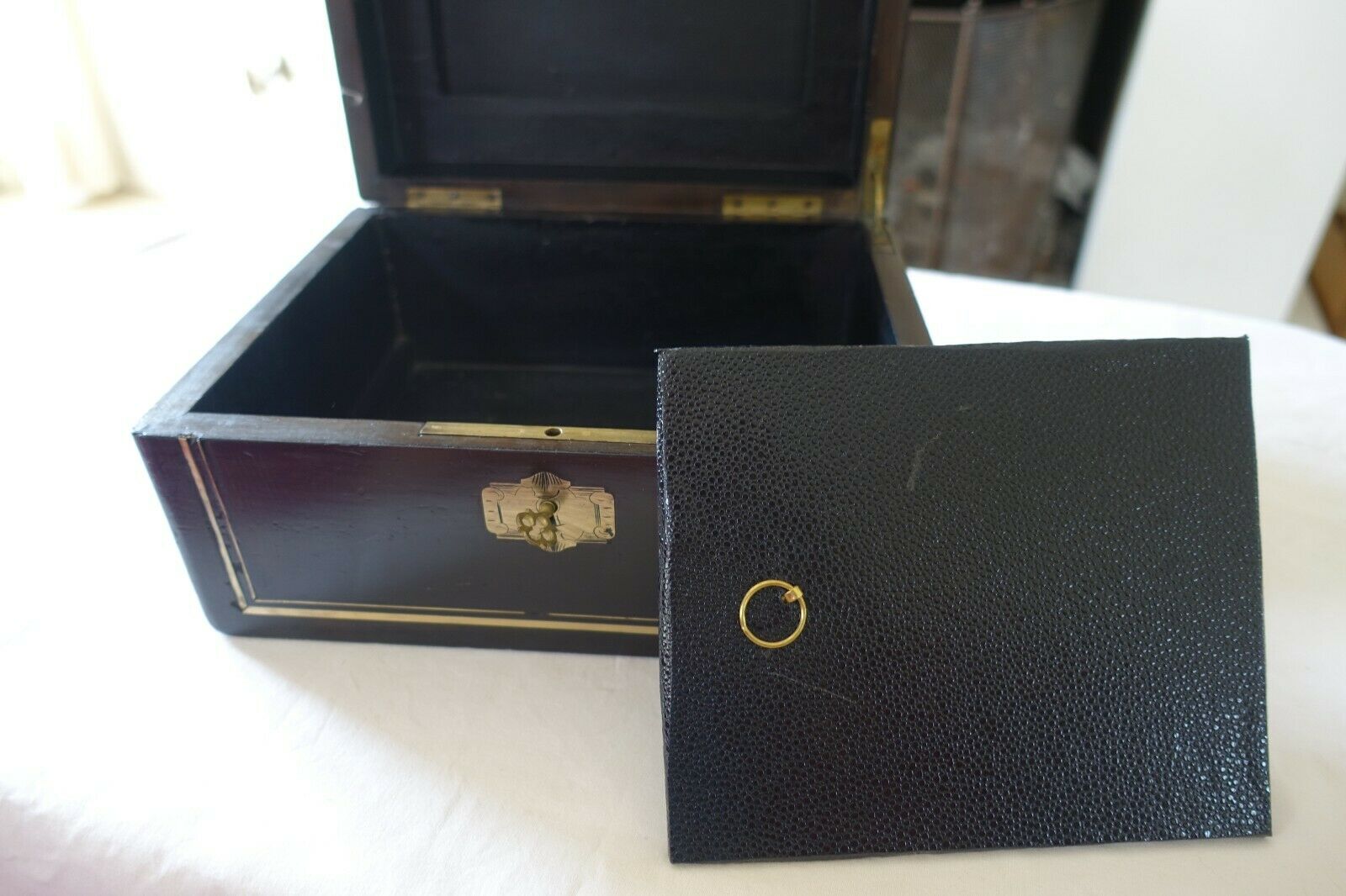 sewing box XIX Boulle Napoleon 3, toilet box
