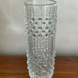 Moulded glass vase