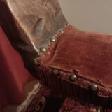 Brutalist chair with tripod legs