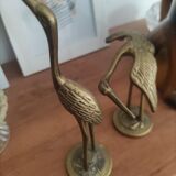 Brass heron duo