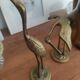 Brass heron duo