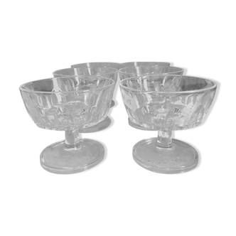 Set of 6 vintage champagne glasses