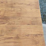 Duo table de ferme XXL 320 cm chêne pieds fuseaux