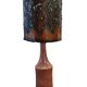 Very large Accolay lamp and its metal lampshade
