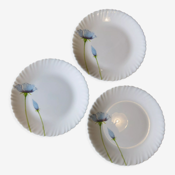 3 flat plates / serving dishes from Luminarc