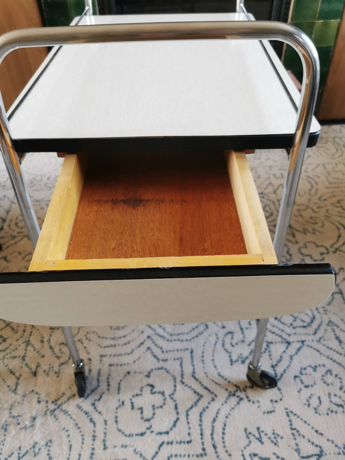 Vintage rolling trolley