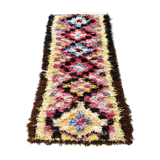 Tapis azilal ancienne fait main laine - 270x103cm