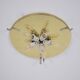 Brass and Murano ceiling light, 1970's.