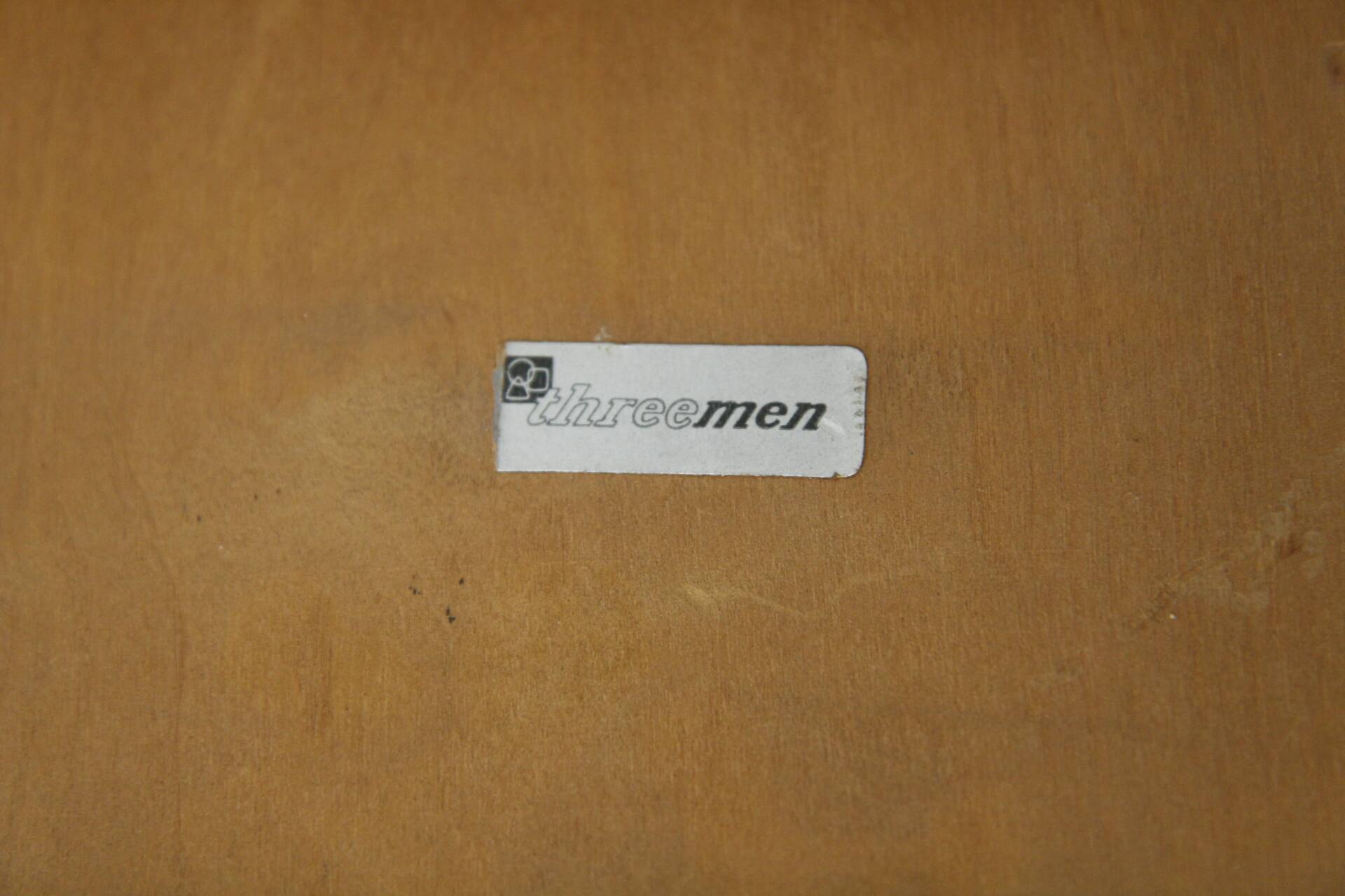 Scandinavian beech armchair, Threemen, Sweden, 1960