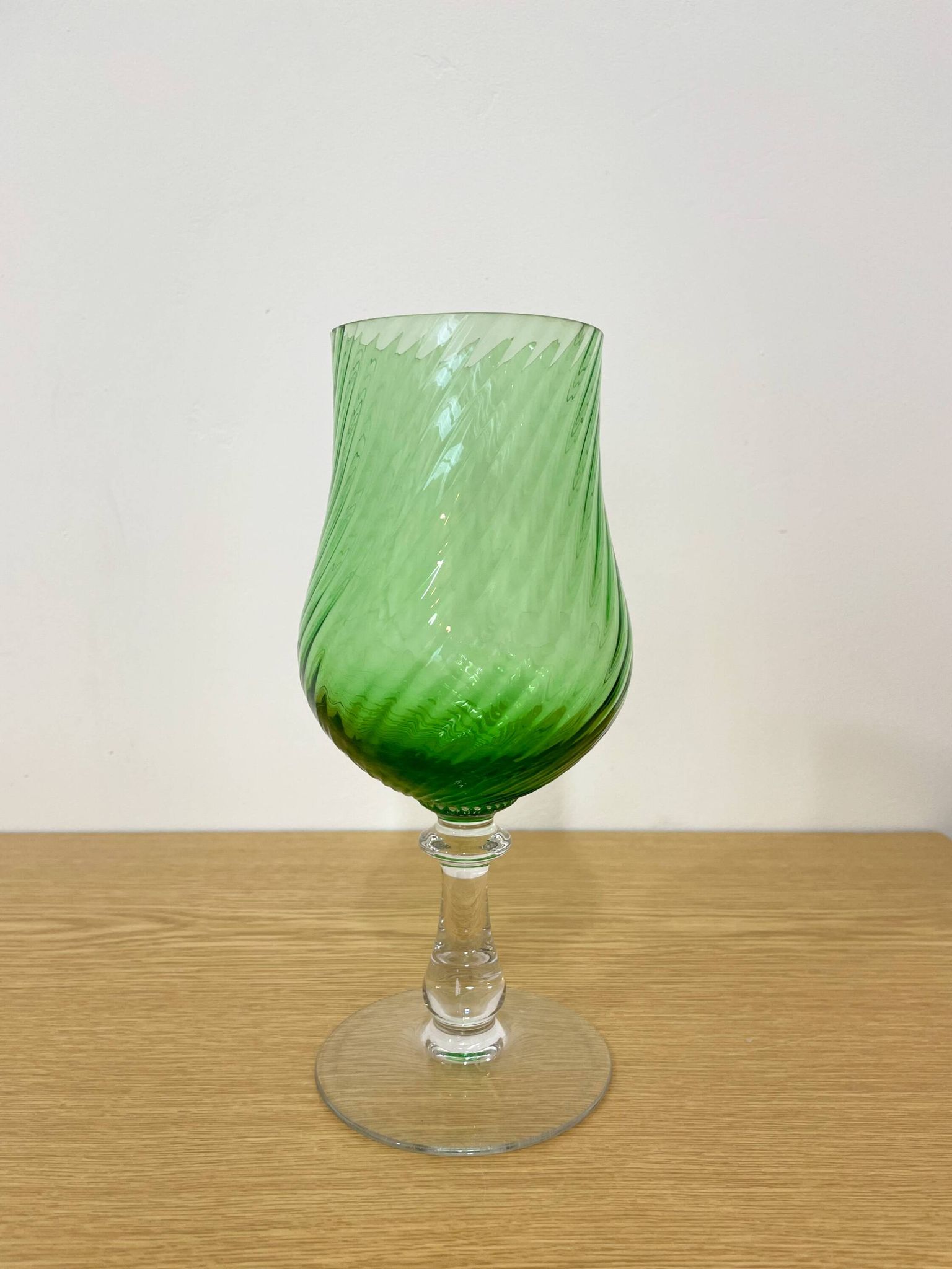 Vase in the shape of a glass