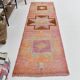 Pink Orange Turkish Runner Rug 87x316Cm SK 23422