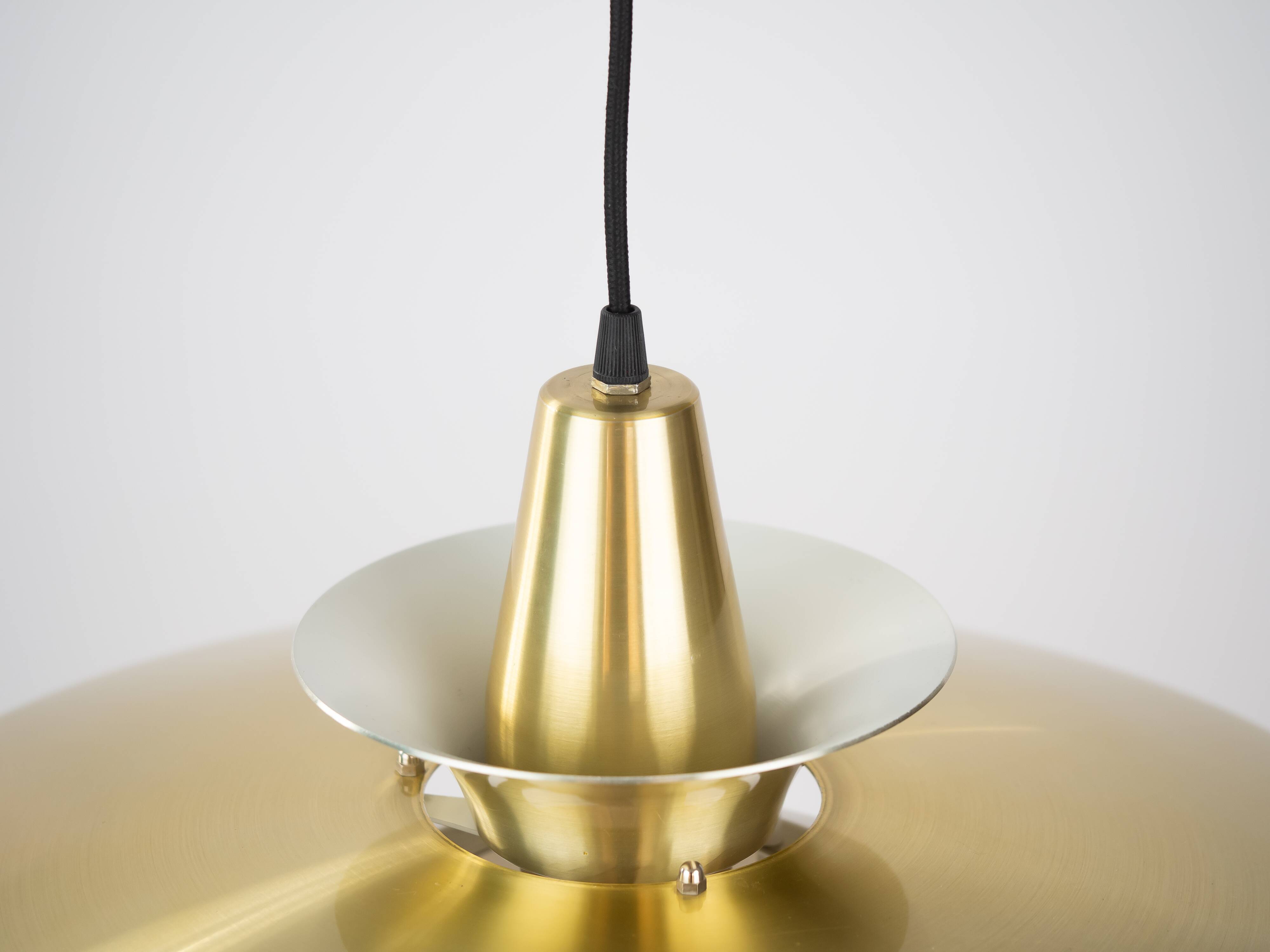 Lampe à suspension vintage danoise Roma par Junge, 1980