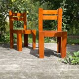 6 brutalist chairs