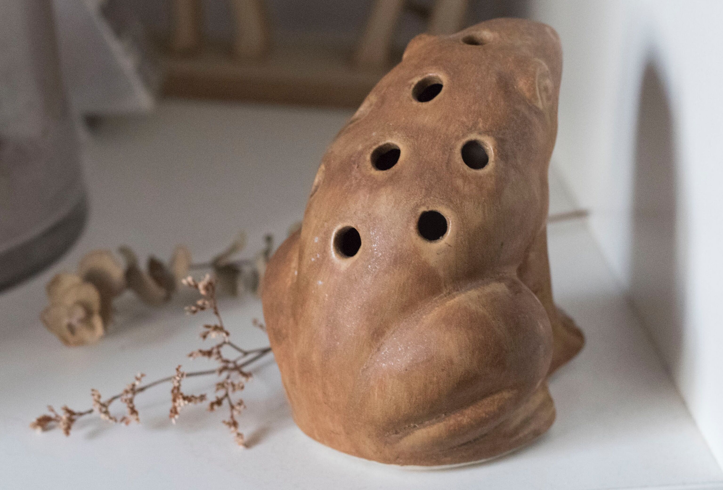 Vintage sandstone flower spike