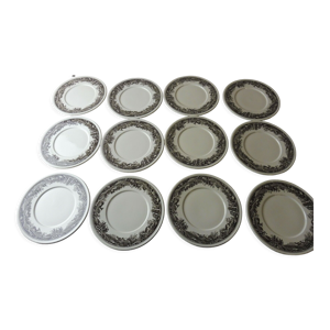 Lot de 12 sous tasses - boch