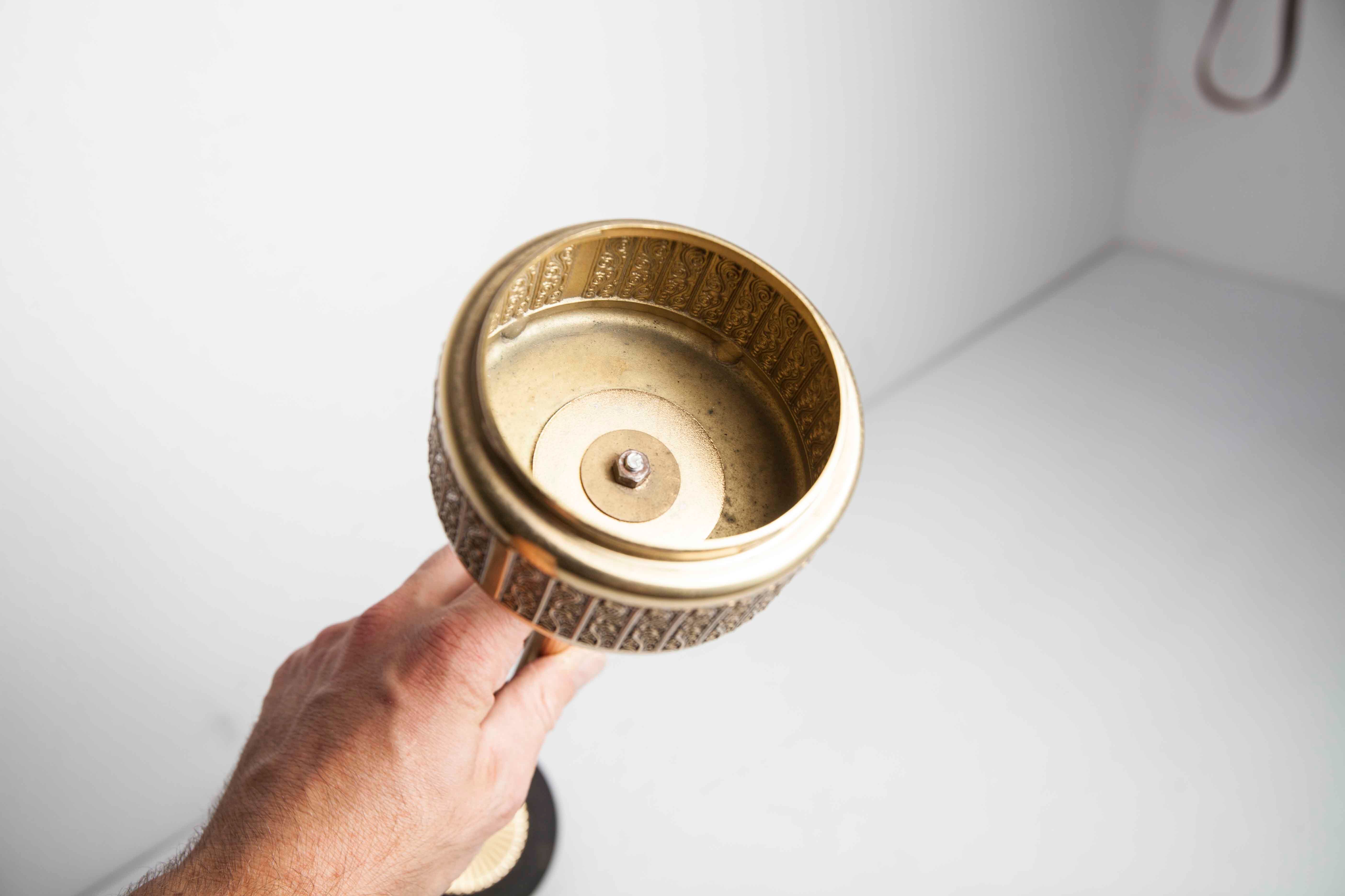 Ashtray art deco 1930 brass
