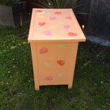 Buffet vintage à 2 portes en tôle peint