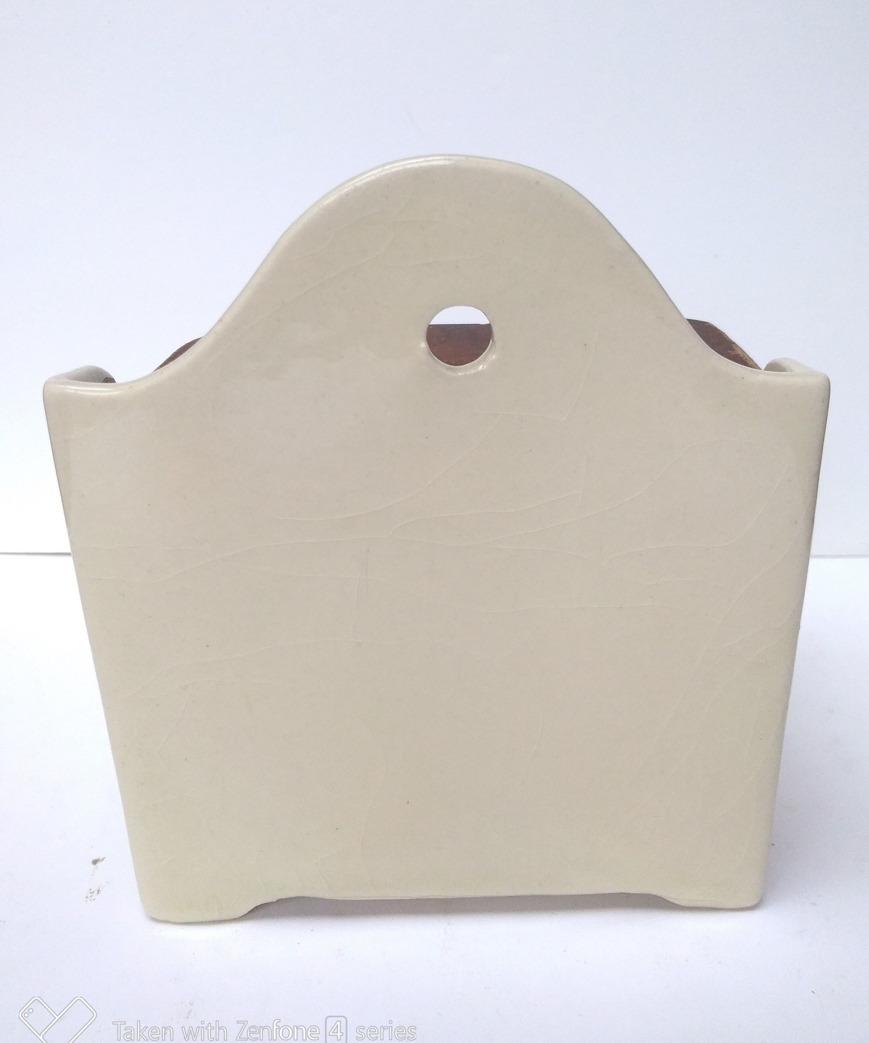 Ancient earthenware matchbox