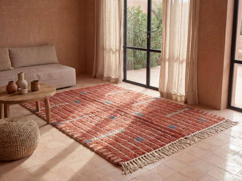 Traditional handwoven Berber rug size 200/300 cm