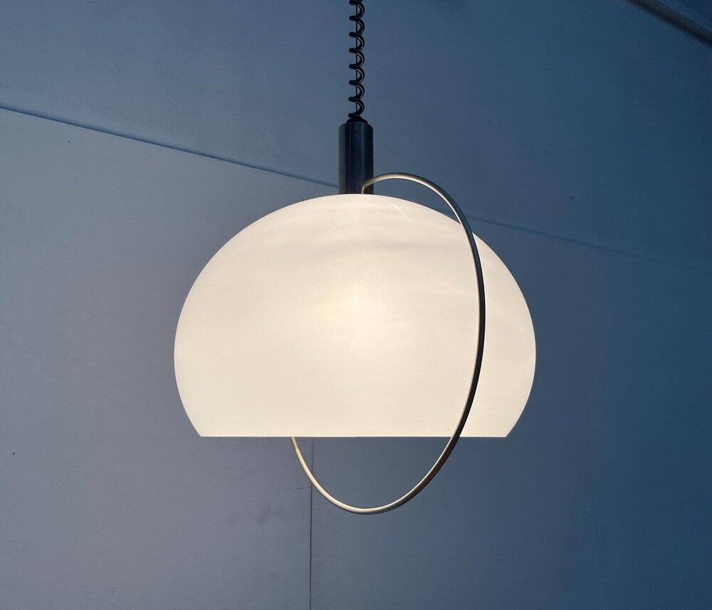 Swiss pendant lamp from the space age of the mid-century by Temde, 1960s