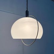 Swiss pendant lamp from the space age of the mid-century by Temde, 1960s